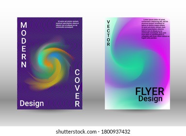 Modern abstract background.  A set of modern abstract covers. Musical covers your design, great design for any purposes.  Concept business vector.