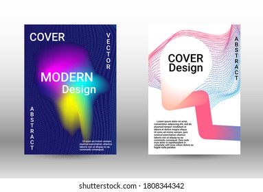 Moderner abstrakter Hintergrund.  Eine Reihe moderner abstrakter Cover. Musical deckt Ihr Design ab, großartiges Design für jeden Zweck.  Konzept Business Vektor.