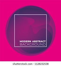 Modern abstract background with shapes. Layered tunnel wave background. Vector design for business presentations, flyers, posters