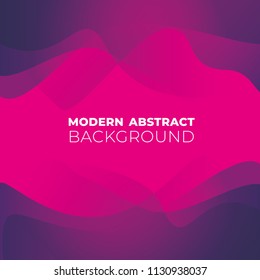 Modern abstract background with shapes. Layered tunnel wave background. Vector design for business presentations, flyers, posters
