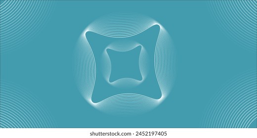 Modern abstract background with shining geometric shapes. Modern shiny white gradient lines pattern design. Simple clean graphic element. Futuristic style. illustration