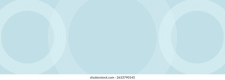 Modern abstract background. Shiny white gradient circle lines. Minimal geometric pattern. Simple graphic element. Futuristic concept. Suit for cover, poster, banner, brochure, flyer, header, website
