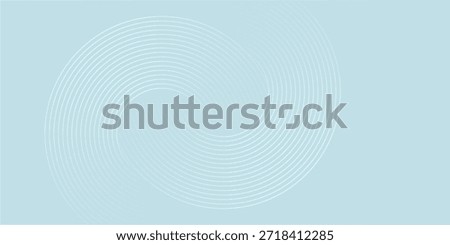 Modern abstract background. Shiny white gradient circle lines. Minimal geometric pattern. Simple graphic element. Futuristic concept. Suit for cover, poster, banner, brochure, flyer, header, website