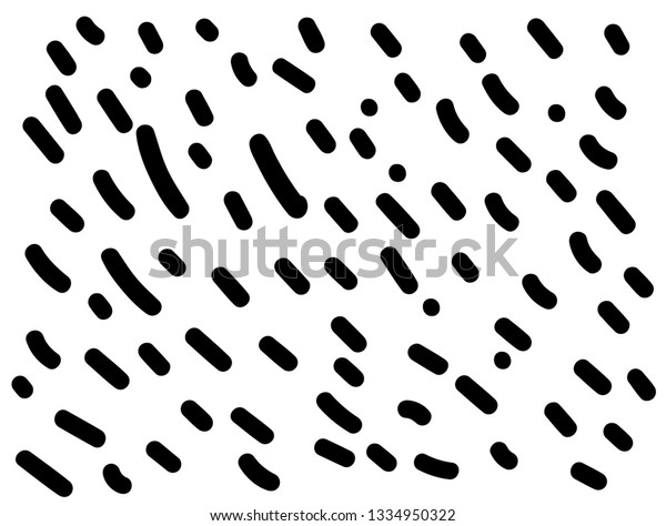 Modern Abstract Background Simple Black Brush Stock Vector