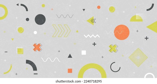 Modern abstract background with simple geometric shapes.