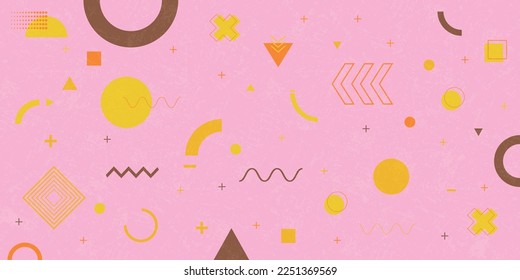 Modern abstract background with simple geometric shapes.