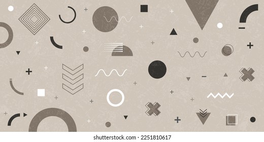 Fondo abstracto moderno con formas geométricas simples.