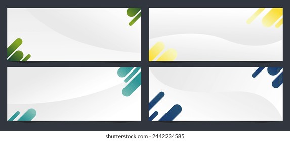 Fondo abstracto moderno Color líquido simple plantilla completa