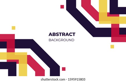 Modern abstract background with simple style and vintage color theme. Editable content to any media such as banner , poster , backdrop and more. Vector illustration EPS 10