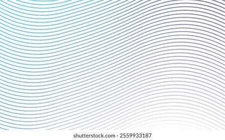 Modern abstract background with smooth curved lines and a gradient transition from blue to gray, perfect for technology, business, or creative projects