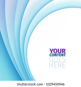 Modern abstract background with smooth gradiends.