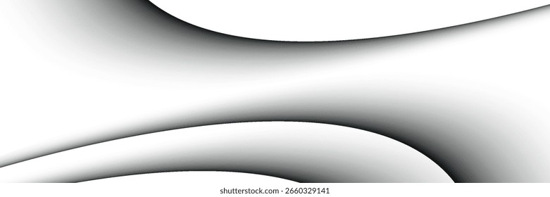 Fundo abstrato moderno com linhas suaves. Conceito de tecnologia futura digital. Ilustração vetorial.