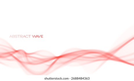 Modern abstract background with smooth wave design and gradient effect. Ideal for business, technology, presentations, and website designs.	