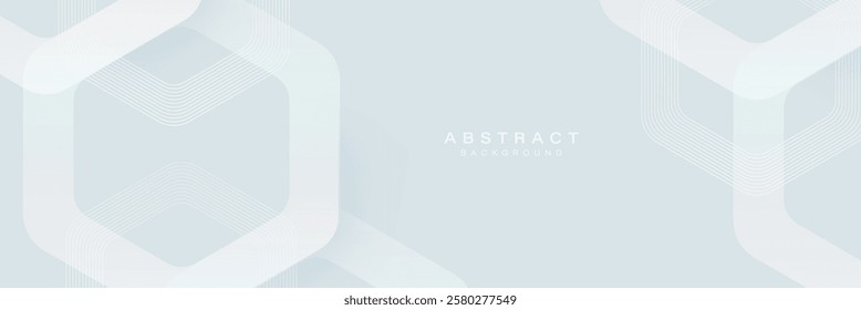 Modern abstract background with soft geometric shapes and gradient lines in light pastel tones, perfect for design projects