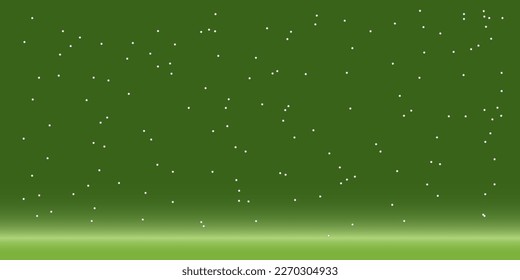 modern abstract background, space illustration with stars, gradient green background.