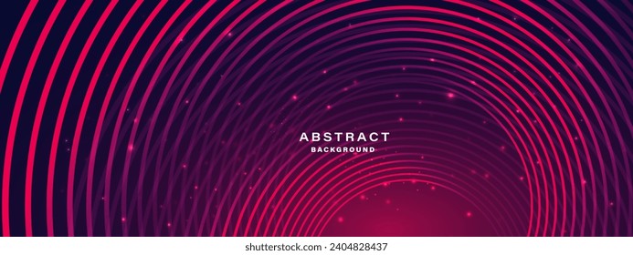 Modern abstract background with spiral circle lines, technology futuristic template. Vector illustration