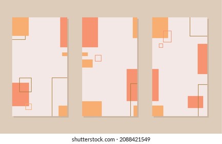 Modern abstract background with square objects. Social media post templates, presentation templates and banners. design vector