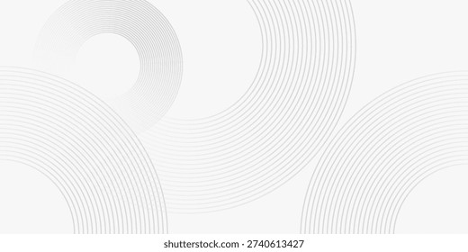 Modern abstract background with subtle circular line patterns and light white texture. Ideal for minimal and professional design projects.