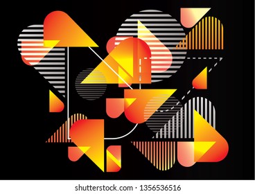 Modern Abstract Background Tao-cosmic