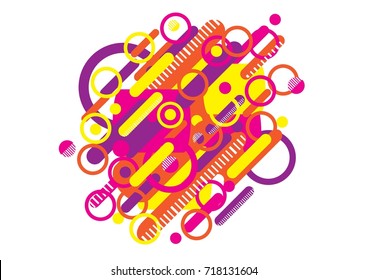 Modern Abstract Background Tao-cosmic