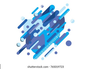 Modern Abstract Background Tao-cosmic