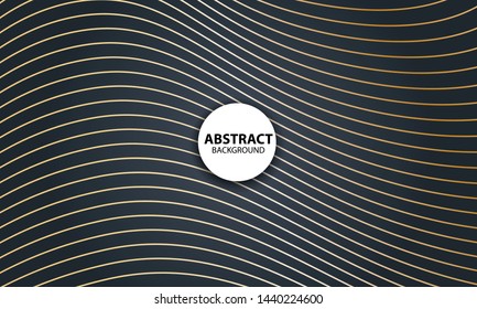 modern abstract background template. gold line shape element