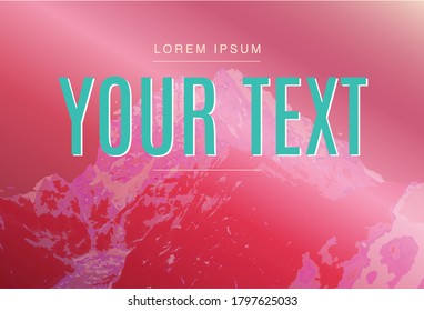 Modern Abstract Background Text Template
