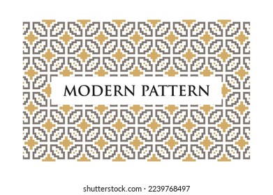Textura de fondo abstracta moderna en estilo ornamental geométrico. Patrón sin inconvenientes