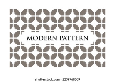 Modern Abstract Background Texture in Geometric Ornamental Style. Seamless Pattern
