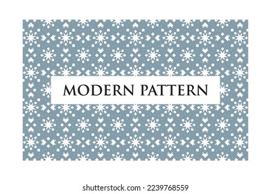 Moderne abstrakte Hintergrundtextur im geometrischen Zierstil. Nahtloses Muster