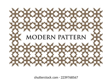 Moderne abstrakte Hintergrundtextur im geometrischen Zierstil. Nahtloses Muster