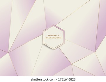 A modern abstract background that has had an effect on polygon.