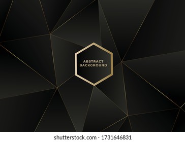 A modern abstract background that has had an effect on polygon.