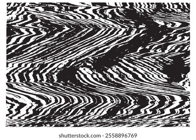 Modern abstract background of thin white lines on a black background. Vector illustration
