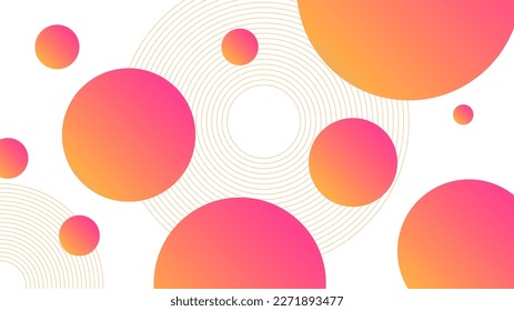 Modern Abstract Background Tilt Diagonal Lines and Orange Red Gradient Color