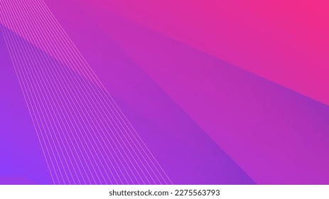 Líneas diagonales inclinadas del fondo abstracto moderno y color gradiente rosado púrpura
