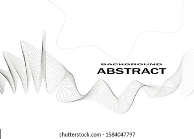Modern abstract background, torn curved lines.wavy pattern. curved linear pattern 