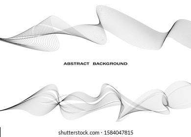 Modern abstract background, torn curved lines.wavy pattern. curved linear pattern 