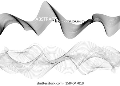 Modern abstract background, torn curved lines.wavy pattern. curved linear pattern 