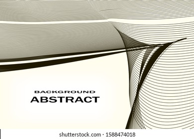 Modern abstract background, torn curved lines.wavy pattern. curved linear pattern 