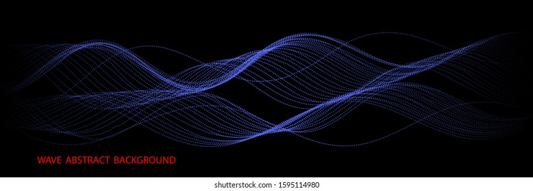 Modern abstract background, torn curved lines.wavy pattern. curved linear pattern