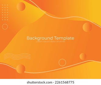 Fondo abstracto moderno. Composición de formas de degradado naranja a la moda. para afiches, banners y páginas de inicio del sitio web.