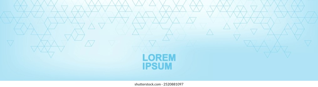 Modern abstract background with triangle and hexagon shapes pattern. Triangular geometric texture for header, web banner, website, presentation