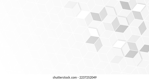 Modern Abstract Background with Triangle Lowpoly White Gray Gradient Color