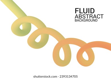 Modern abstract background using a 3d wave lequid and fluid that resembles a snake background