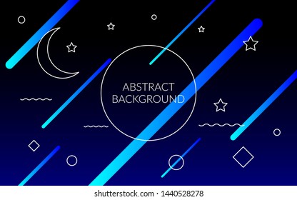 Modern Abstract Background Vector Design Template