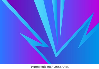 Diseño vectorial de fondo abstracto moderno con forma de trueno