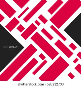 Modern abstract background. Vector illustration, simple geometric form. Template for design banner, poster, flyer, card, postcard, cover, brochure.
