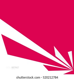 Modern abstract background. Vector illustration, simple geometric form. Template for design banner, poster, flyer, card, postcard, cover, brochure.