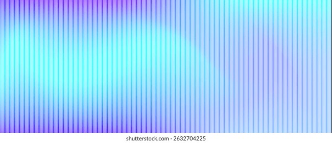 Modern abstract background with vertical lines, soft gradient. Smooth and flowing aesthetic, fractal glass gradient background. Vector illustration
